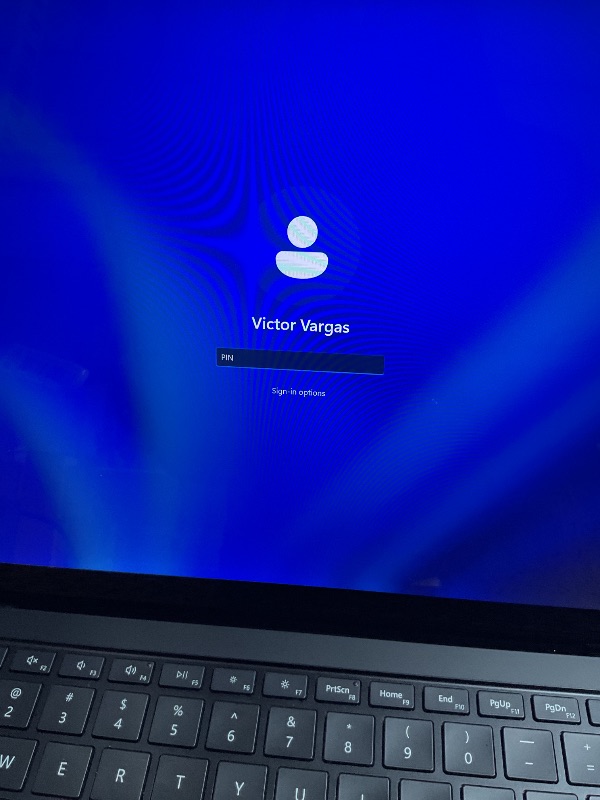 Photo 1 of (LOCKED) (DAMAGED) (PARTS) Microsoft - Surface Laptop - Copilot+ PC - 15" Touch-Screen - Snapdragon X Elite - 16GB Memory - 512GB SSD (3th Ed) Latest Model - Black