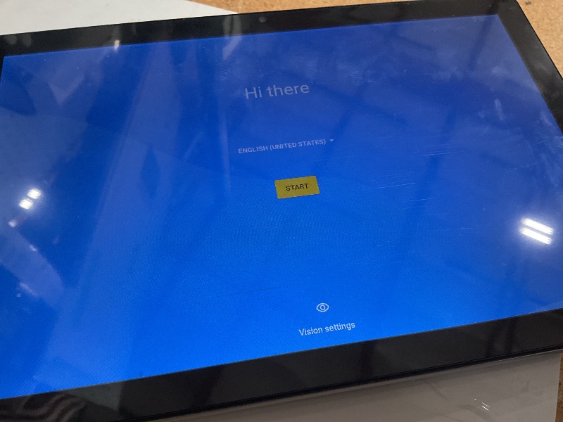 Photo 1 of (PARTS) (DAMAGED) ATMPC 10 inch Tablet, Android Tablet, 6GB RAM 64GB ROM, Quad-Core Processor, 1280x800 IPS HD Touch Screen Tablets