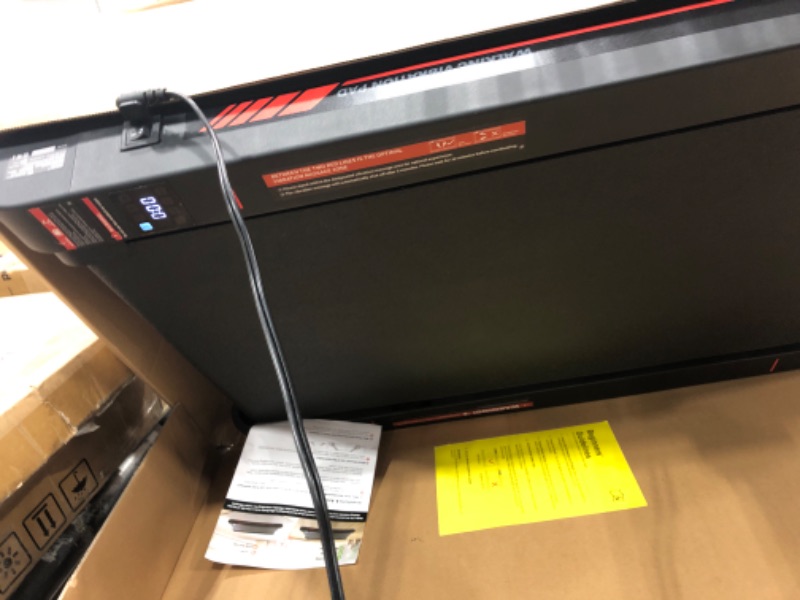 Photo 1 of **********************MISSING REMOTE*********************
Walking Pad Treadmill with APP, 3 in 1 Under Desk Treadmill, 2.5HP Low Noise Walking Vibration Pad with Remote Control,Portable Treadmills for Home Office, Red