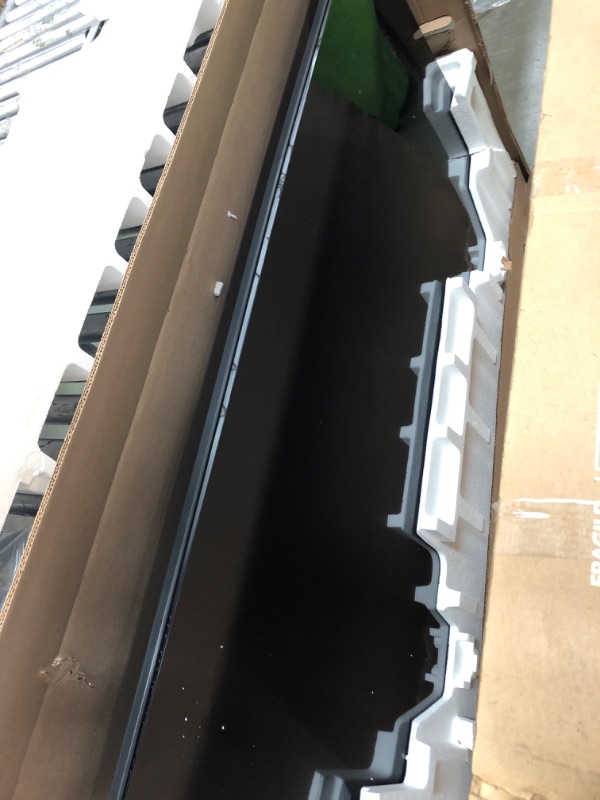 Photo 1 of *** PARTS ONLY - CRACKED SCREEN *** Samsung Crystal DU7200 UN65DU7200F 65" Class Crystal Smart LED TV - 4K UHDTV - High Dynamic Range (HDR) - Titan Gray - HDR10+, Hybrid Log Gamma (HLG) - LED Backlight - Bixby, Alexa, Google ...