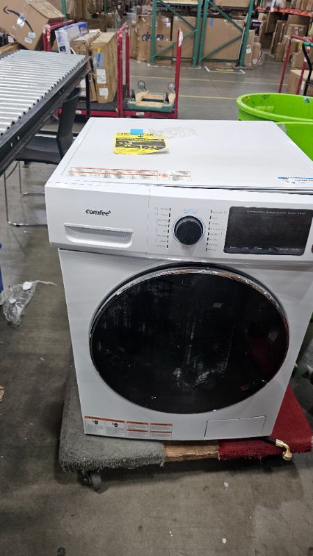 Photo 1 of ****PARTS ONLY***COMFEE’ 24" Washer and Dryer Combo 2.7 cu.ft 26lbs Washing Machine Steam Care, Overnight Dry, No Shaking Front Load Full-Automatic Machine, Dorm White