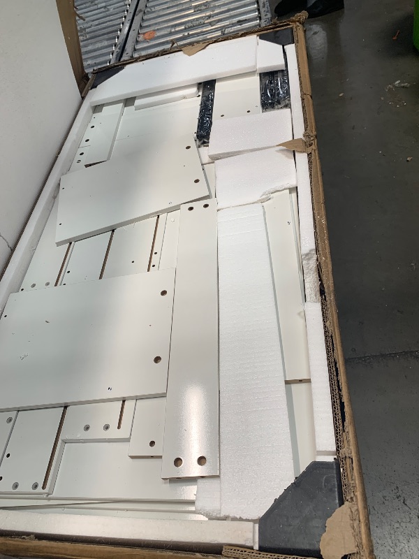 Photo 1 of (ASSEMBLY REQUIRED) wHITE DRESS WARDROBE 