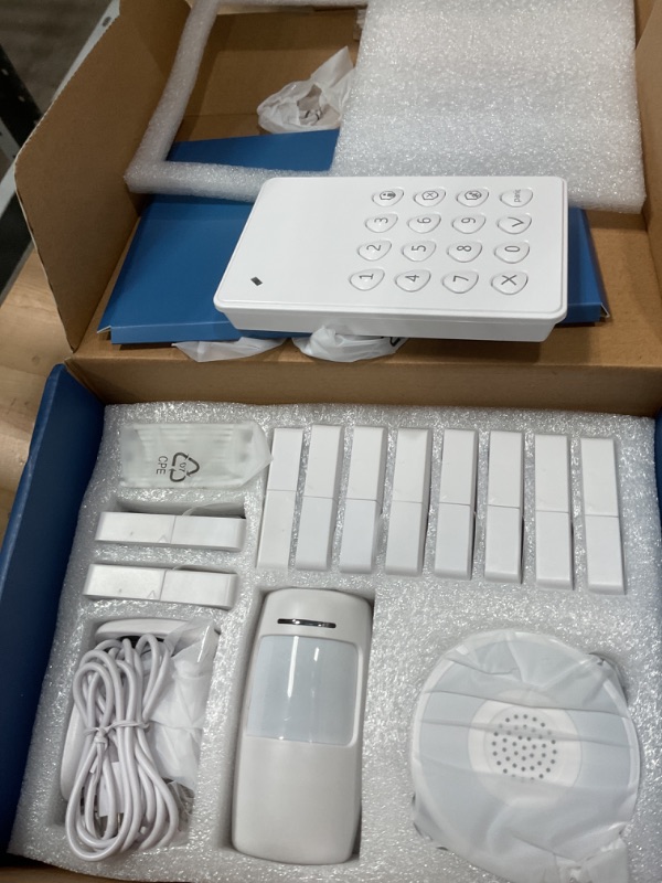 Photo 1 of *UNABLE TO TESTED*11.5-12.5 Women/10.5-11.5 Men11.5-12.5 Women/10.5-11.5 Metolviviov Alarm System for Home Security, Door Alarm Systems, App Alerts, 15Piece Kit, No Monthly fee, WiFi Alarm, Door Window Motion Sensor, for Home Security and Kids Safety