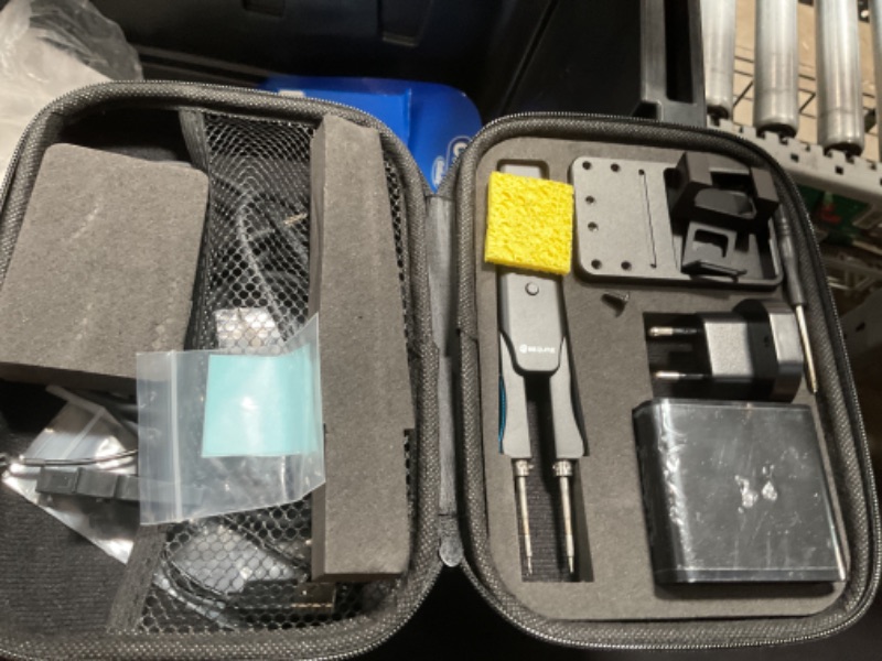 Photo 1 of *unable to tested* SEQURE HT140 2-IN-1 Portable Hot Tweezers Soldering Iron Kit, 2s Fast Heating, 122-932?, 3 Preset Temperature,Temp Calibration,Auto Sleep, Smart Digital Soldering Iron for SMD Work with PD 65W Adapter