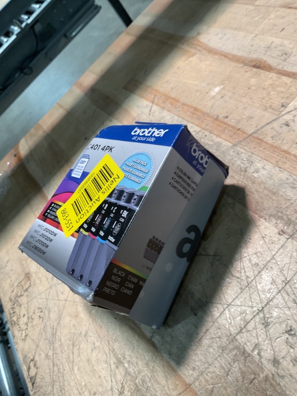 Photo 1 of Brother Genuine LC4014PKS Standard Yield 4-Pack Ink Cartridges – Includes 1 Cartridge Each of Black, Cyan, Magenta and Yellow