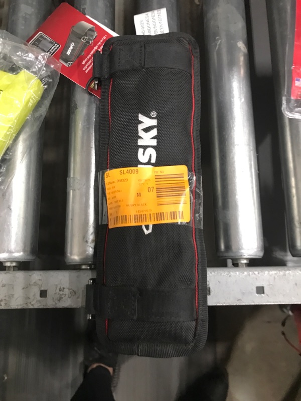 Photo 1 of  Husky 2-1/2 in. 5 in Padded Work Tool Belt in Black