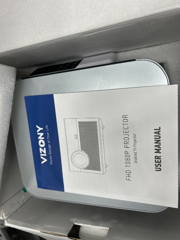 Photo 1 of [Auto Focus/Keystone]Projector 4K Support with WiFi Bluetooth, VIZONY 800ANSI Android TV Outdoor Projector, 4P4D/Zoom/PPT, Home Movie Projector with Netflix/Prime Apps Built-in, 8000+ Apps