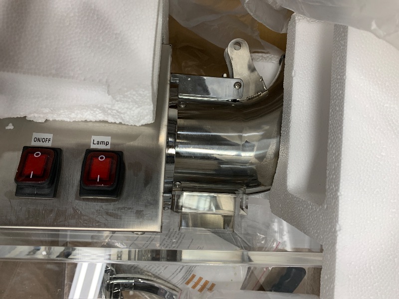 Photo 1 of ***(MAJOR DAMAGE/ SEE NOTES)***VNN 48L Snow Cone Machine, 500LB/H Commercial Shaved Ice Machine, 300W Electric Ice Shaver Machine, Suitable for Party Activities, Family Gatherings, Events