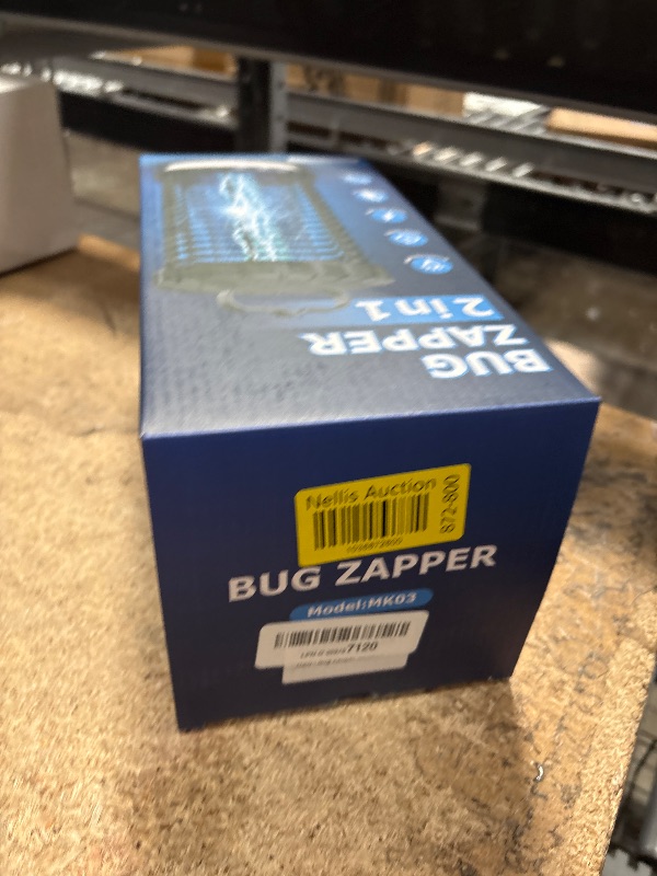 Photo 1 of Bug Zapper Outdoor, 2025 Upgraded 3 in 1 Rechargeable Bug Zapper with 5000mAh Battery & LED Night Light, 4000V Cordless Waterproof Mosquito Zapper for Outside,Patio,Backyard,Garden Black