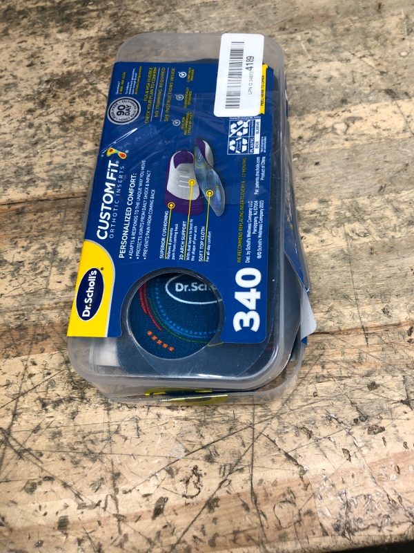 Photo 1 of Dr. Scholl’s Custom Fit Orthotics 3/4 Length Arch Support Shoe Inserts - Plantar Fasciitis Relief Insoles for Men and Women, Immediate All-Day Total Lower Body Pain Relief, FSA HSA Eligible, CF340