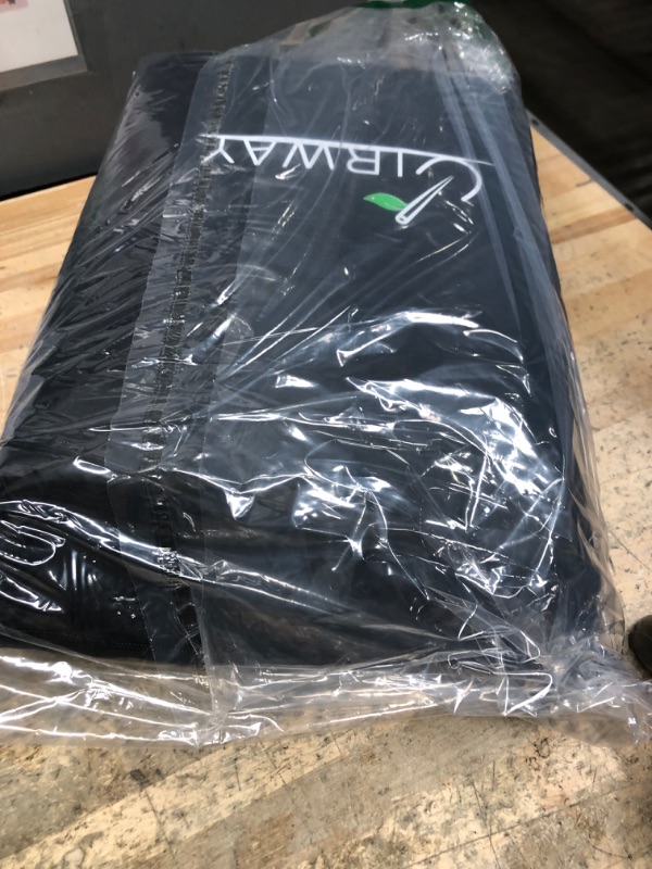 Photo 1 of UIRWAY 12x18 FT Rectangular Pool Cover with Reflective Strips for Above Ground Pool, Solar Cover Including Rope Tie and Luminous Ground Nails, Swimming Pool Cover for Rectangular or Oval Frame Pools