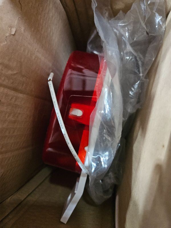 Photo 1 of  J-90 Bargman 34-92-003 9x5 Red Stop Tail Turn Lamp Light Trailer Camper