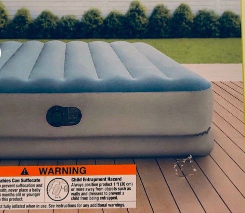 Photo 1 of  Dura-Beam Plus Mid-Rise Air Mattress Fiber-Tech – Queen Size