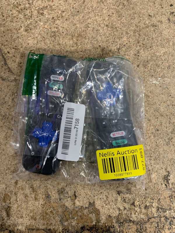 Photo 1 of (Pack of 2) Replacement-Remote-Control for Roku-TV,Compatible for TCL Roku/Hisense Roku/Onn Roku/Philips Roku Smart TVs(Not for Roku Stick and Box)