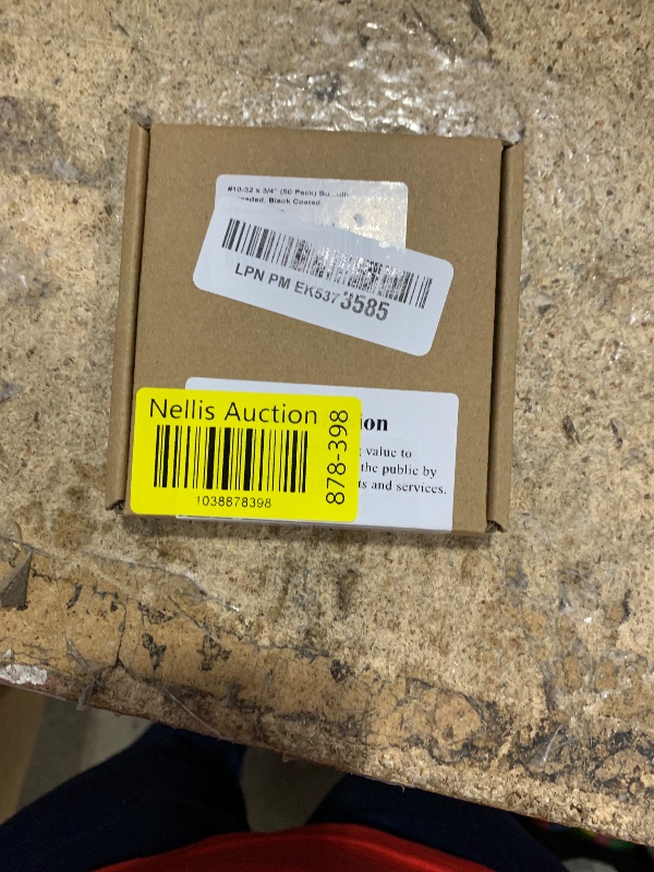 Photo 1 of #10-32 x 3/4" (50 Pack) Button Head Socket Cap Screws Bolts, Stainless Steel 304 (18-8), Allen Hex Drive, Fine Thread, Fully Threaded, Black Coated
