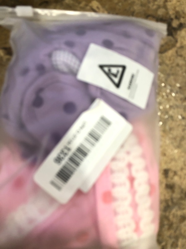 Photo 1 of 2 Pieces Washable Female Diapers with Suspender Comfort Reusable Doggy Diapers Reusable Puppy Sanitary Panties Dog Underwear Diaper for Small Girl Dogs in Period Heat (Pink&Purple,L)