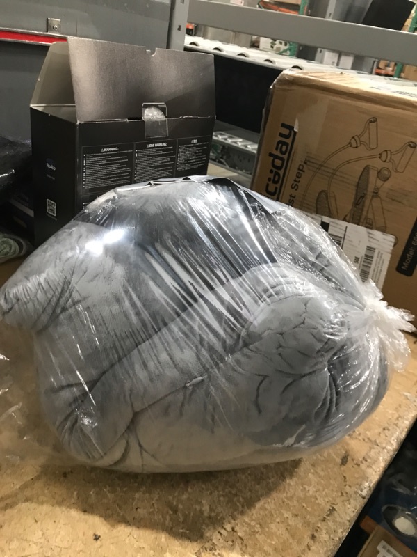 Photo 1 of 1 MIDDLE ONE Car Pillow for Kids, Memory Foam Travel Pillow for Car and Adults, Kid Travel Pillow for Sleeping on Road Trip, Small Body Pillow for Kids (Grey)