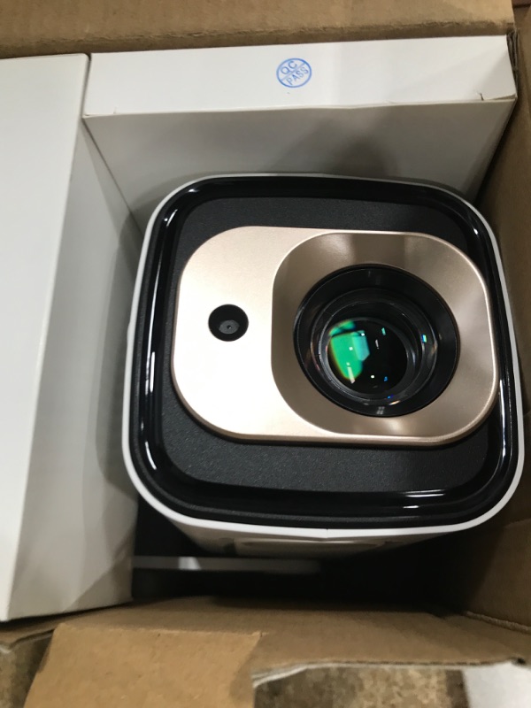 Photo 1 of ?Auto Focus&1080P?Magcubic Mini Smart Projector with 4K Support, Portable Projector with Wifi and Bluetooth, 5W Speaker, Built in Apps, Voice Control, Outdoor Movie Projector