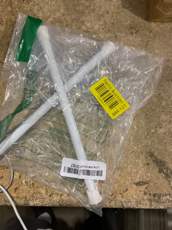 Photo 1 of KXLife 2Pcs Small Tension Rod 11 to 17 Inch, Adjustable Thin Mini Spring Loaded Curtain Tension Rods for Windows, Closet, RV, Trailer, Cupboard, Refrigerator (White)