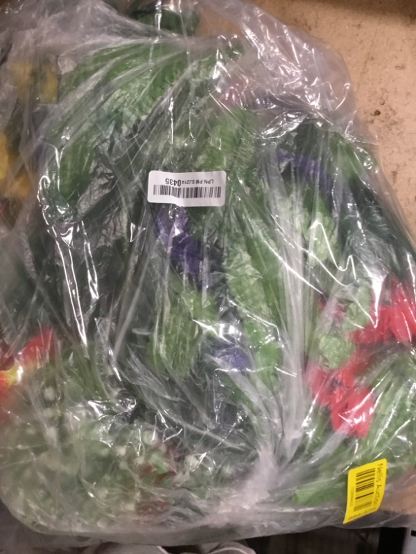 Photo 1 of 24 Pcs Outdoor Artificial Plants UV Resistant Faux Plant Fake Greenery Stems Faux Shrubs Flower for Outside Hanging Front Porch Patio Garden Window Box Home Wedding Summer Spring Decor(Mix Color)