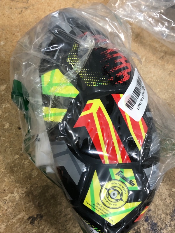 Photo 1 of **BALL PUMP DOESN'T HAVE A NEEDLE IN IT** Franklin Sports Mystic Kids Soccer Ball - Size 4 Youth Soccer Ball - Soft Cover - Great for Kids and Toddlers - Air Pump Included