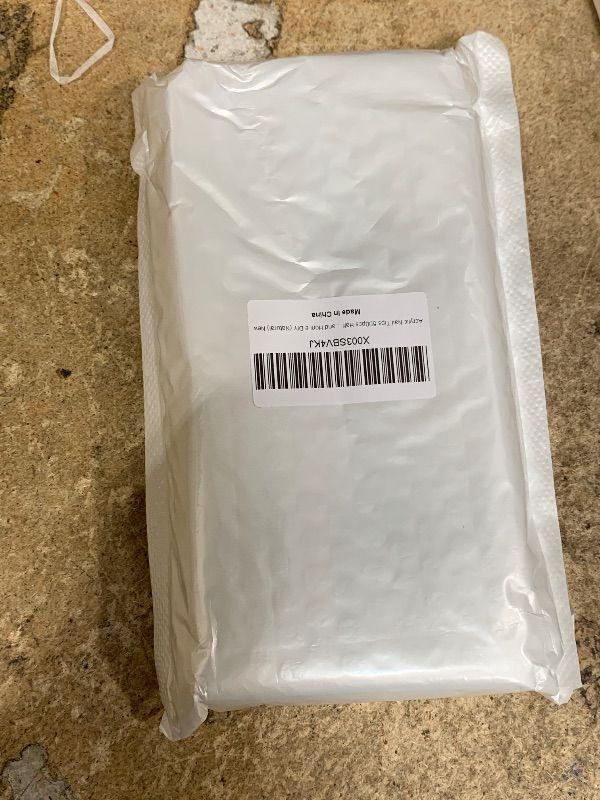 Photo 1 of Acrylic Nail Tips 500pcs Half Cover Artificial French False Nails 10 Sizes with Box for Salons and Home DIY (Natural)