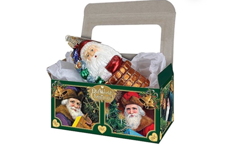 Photo 1 of 5 Old World Christmas Large Gift Cardboard Boxes 14035