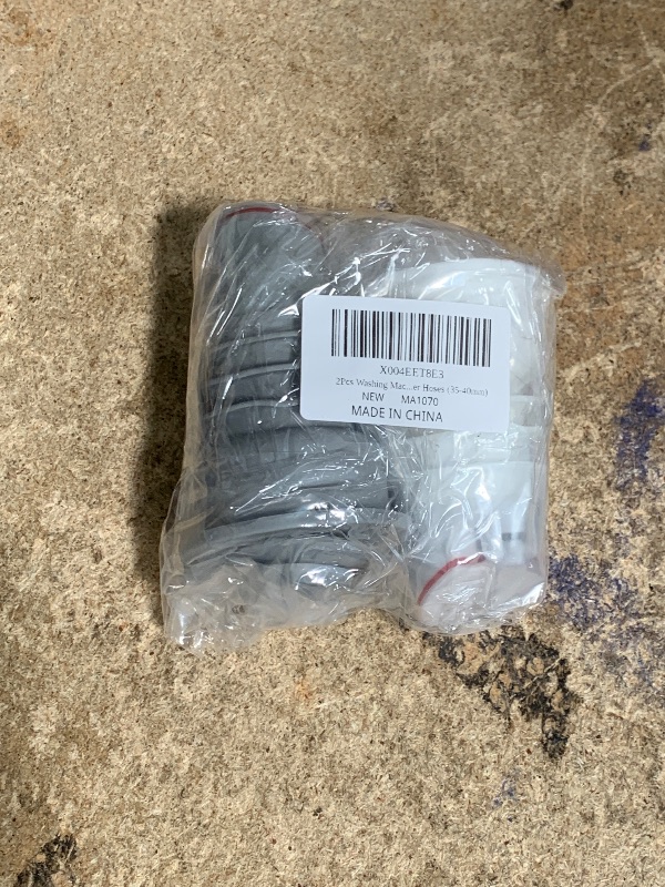 Photo 1 of 2Pcs Washing Machine Drain Hose Seal - Anti-Odor Sewer Pipe Silicone Cover for Washer Hoses (35-40mm)