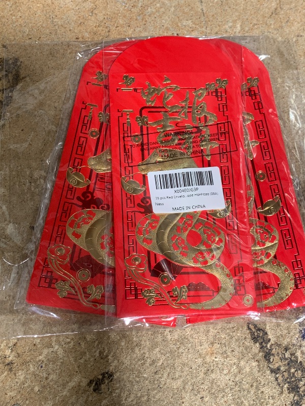 Photo 1 of 18 PCS Red Envelope Snake 2025 Spring Festival Money Envelopes for Cash Chinese New Year Cash Envelopes Lunar New Year Envelopes Year of The Snake Hong Bao Chinese New Year Decorations 2025 (09A)