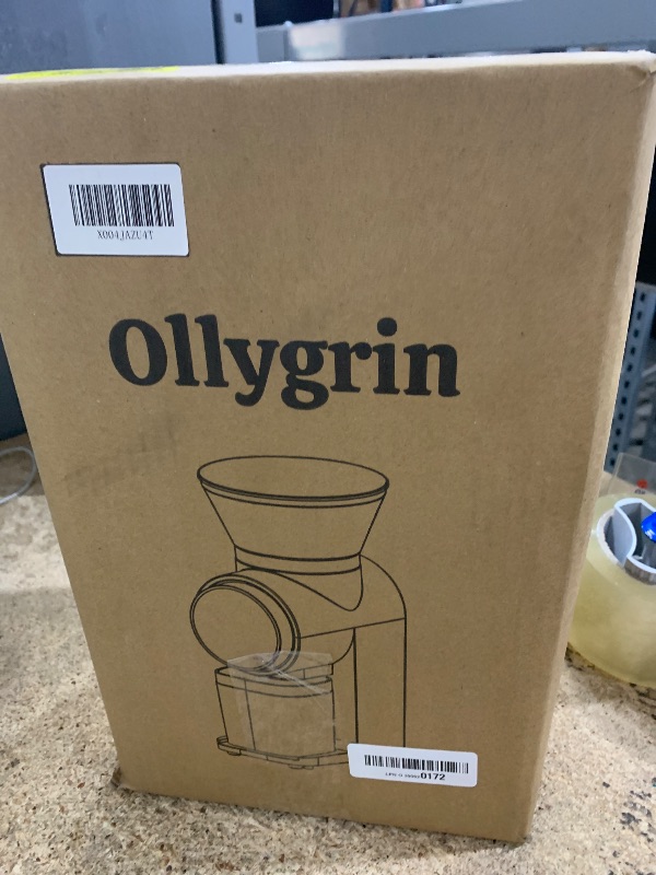 Photo 1 of Ollygrin Burr Coffee Grinder Electric with 30 Grind Size, Coffee Beans Grinder for Home Use - Up to 12 Cups