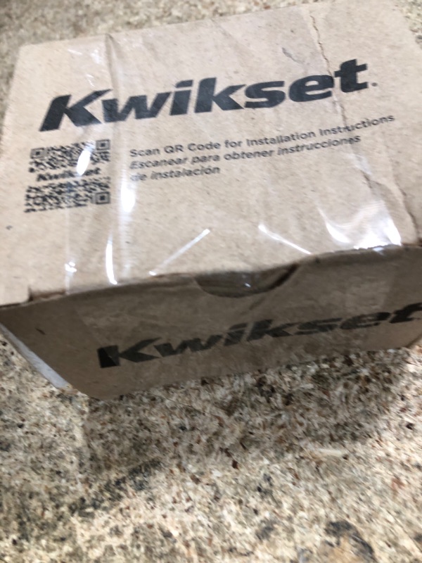 Photo 1 of **KEYS DON'T WORK WITH LOCK** Kwikset 660 Deadbolt Deadbolt Lock, Matte Black Round Exterior Keyed Front Entry Door, Pick Resistant SmartKey Rekey Security, Single Cylinder Dead Bolt