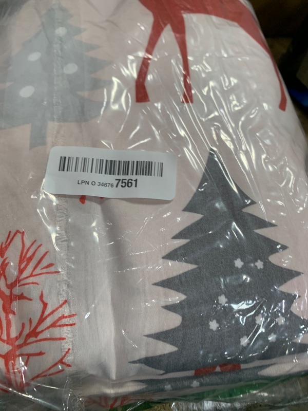 Photo 1 of *DUVET COVER W/ PILLOW CASES* Beatrice Home Fashions Cozy Cabin 3-Piece Queen Microfiber Bedding Sheet Set with Deep Pockets Rustic Patchwork Plaid Deer, Lake Day