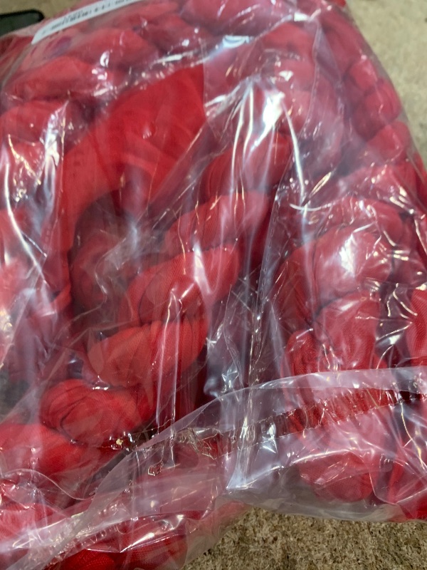 Photo 1 of 10 Pack Red Cheesecloth Table Runner 6FT Boho Gauze Fabric Table Runner Vintage Rustic Sheer Runners for Wedding Party Bridal Baby Shower Long Table Decorations