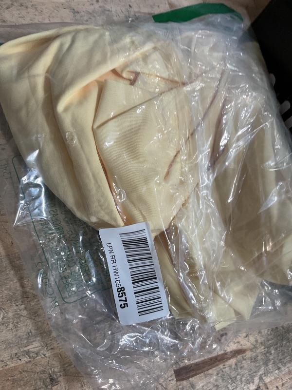 Photo 1 of (SMALL) (BAGGED) (USED/FAIR) SOLY HUX Women's Summer Dress Backless V Neck Spaghetti Strap Loose Flowy Midi Cami Dresses Pure Yellow Small