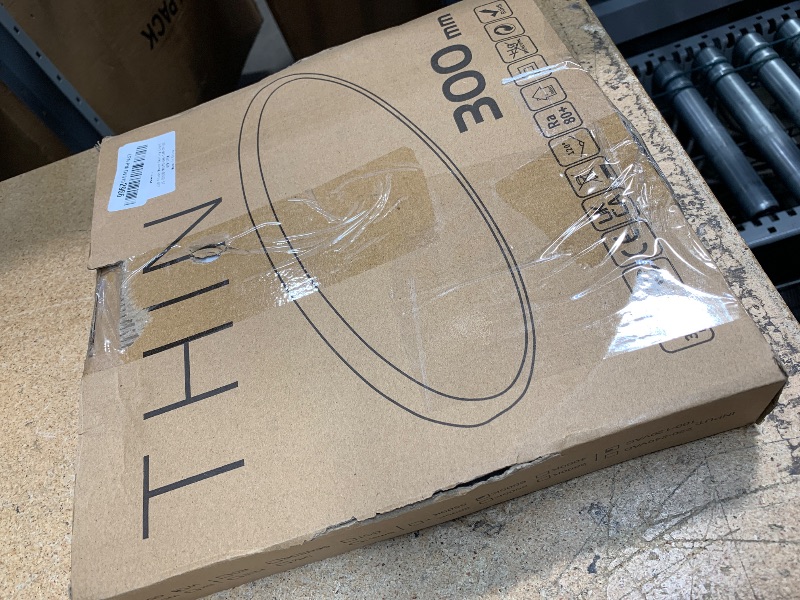 Photo 1 of 12 Inch 24W LED Flush Mount Ceiling Light Fixture 2Pack, 6000K Cool White, Flat Modern Round Lighting Fixture, 240W Equivalent White Ceiling Lamp for Kitchens, Stairwells, Bedrooms.etc.