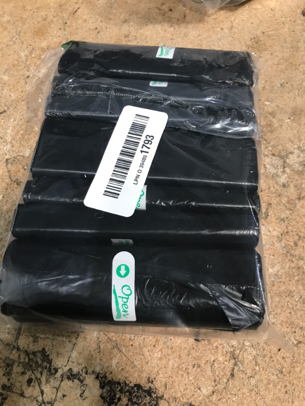 Photo 1 of 3 Gallon 100pcs Small black Trash Bags(Fit 3-3.2 Gal) Plastic Strong black Garbage Bags,Bathroom Trash Can Bin Liners,Waste Basket Liner,Fit 10-13 Liter, 2.6 Gallon,3 Gallon,3.2Gallon (3-Black100)
