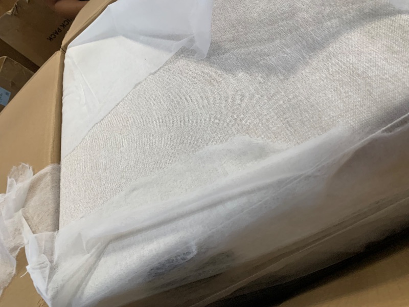 Photo 1 of **********INCOPLETE ITEM, THIS IS ONLY BOX 3 OUT OF 3**************
LINKHOO 82" L-Shaped Sectional Sleeper Sofa with Cupholder Armrest & 2 Pillows, Linen Upholstered Convertible Couch w/Pull Out Bed and Reversible Storage Chaise for Living Room Furniture,