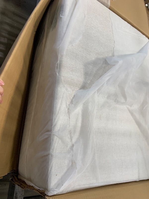 Photo 1 of **********INCOPLETE ITEM, THIS IS ONLY BOX 3 OUT OF 3**************
LINKHOO 82" L-Shaped Sectional Sleeper Sofa with Cupholder Armrest & 2 Pillows, Linen Upholstered Convertible Couch w/Pull Out Bed and Reversible Storage Chaise for Living Room Furniture,