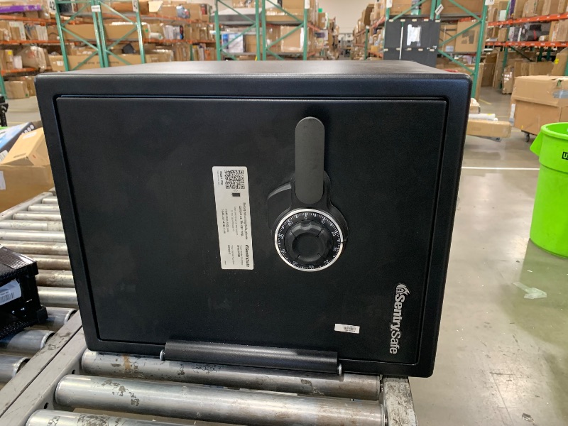 Photo 1 of **********UNOPENABLE-  SEE NOTES*************
SentrySafe Black Fireproof Waterproof Floor Safe with Dial Combination Lock for Home or Office, 2.05 Cubic Feet, SFW205CWB