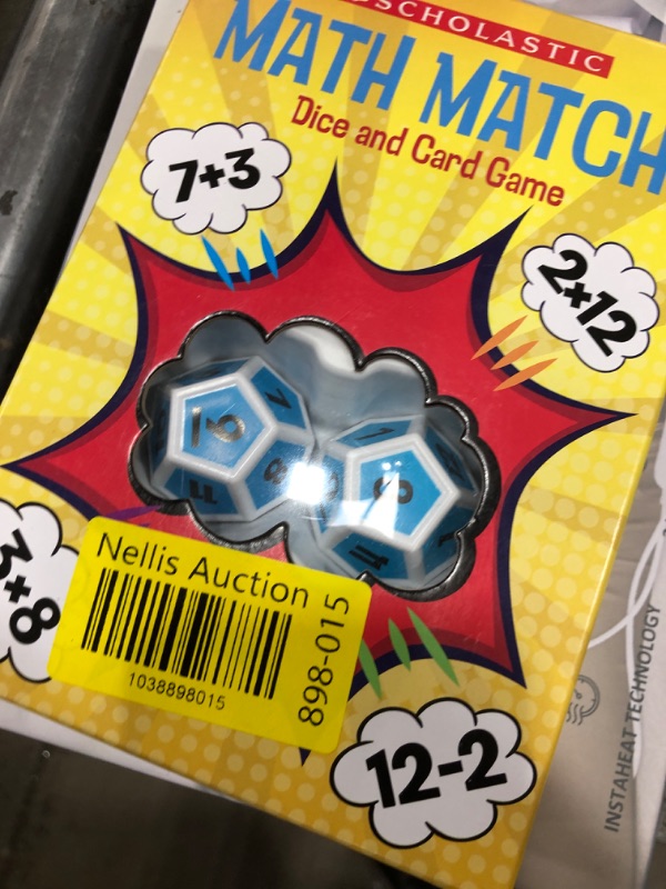 Photo 1 of University Games, Scholastic Math Match Travel Dice Game, Mathematics Reinforcement Game for Kids, for 2 or More Players Ages 5 and Up