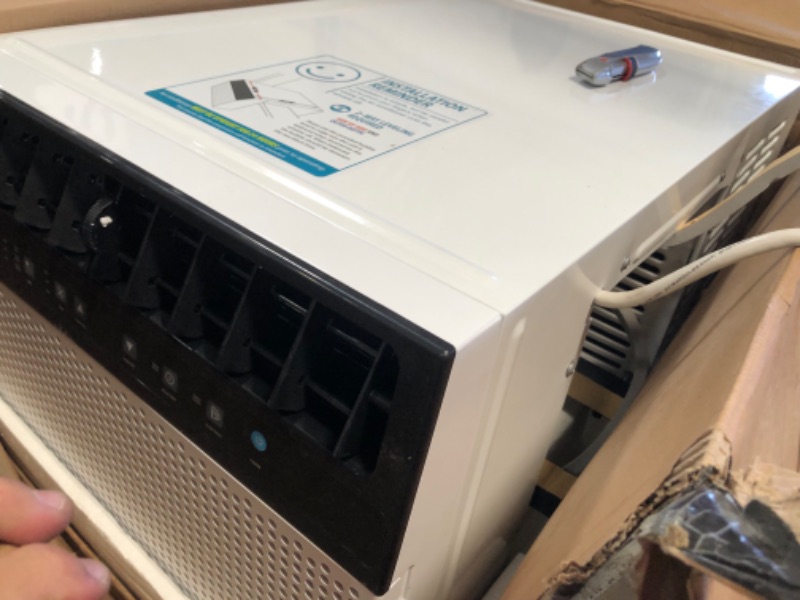 View 4 of Electactic U-Shaped Window Air Conditioner, 12000BTU Window AC Units Cools up to 550 Sq. Ft, 6 Modes, Saddle Window AC Unit with Full Window View, Energy Saving, Installation Kit Included, CEER 10.5