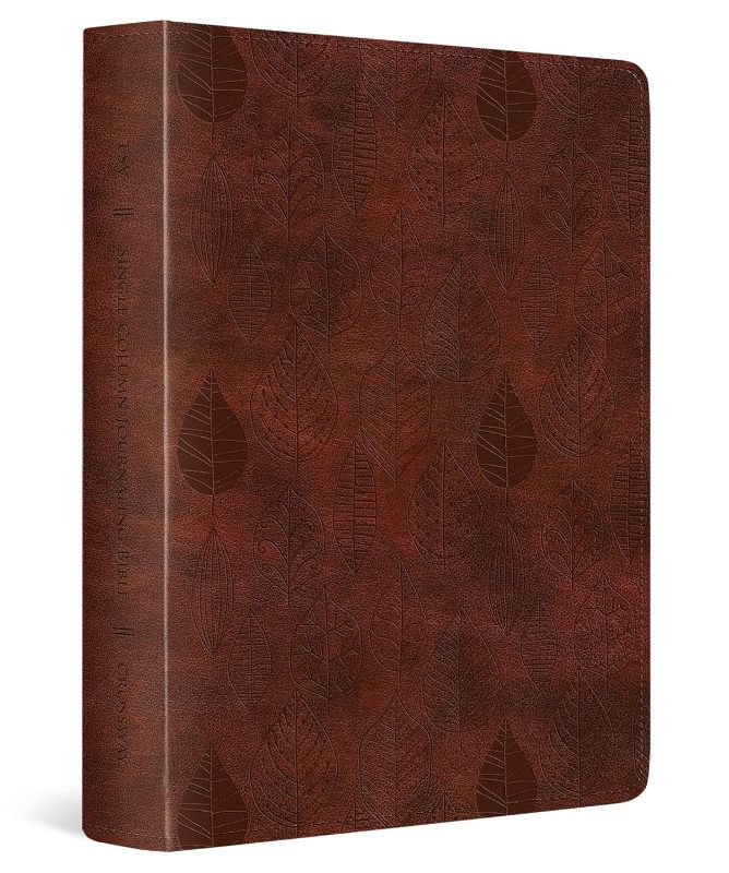 Photo 1 of 
ESV Single Column Journaling Bible (TruTone, Chestnut, Leaves Design)