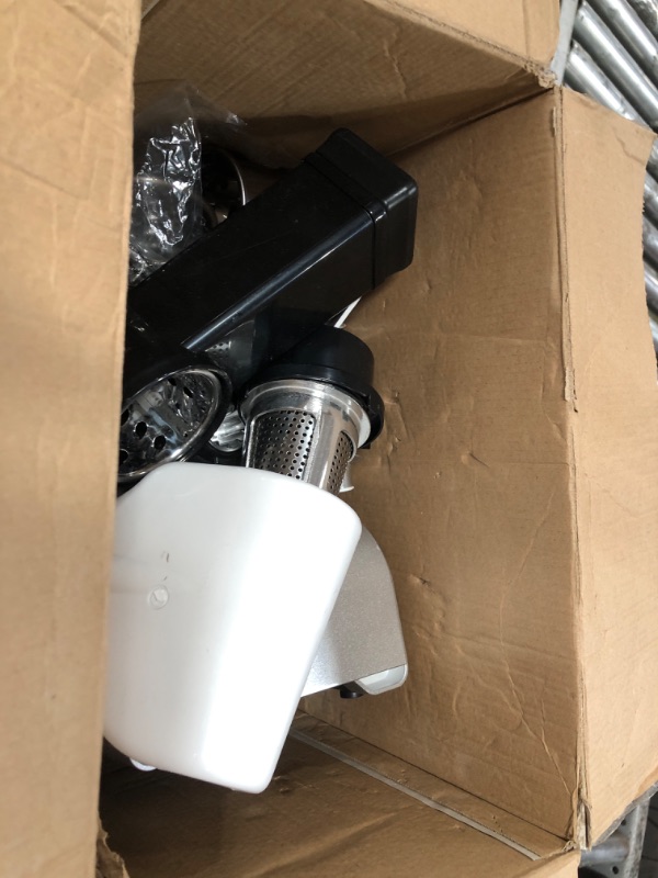 Photo 1 of ***(MISSING PARTS)***Electric Meat Grinder Heavy Duty - 5 in1 Meat Grinders for Home Use - 3000W Max Powerful - Sausage Stuffer with 3 Stainless Steel Grinding Plates - Size #12 (black)