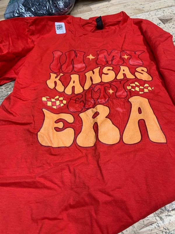 Photo 1 of ( red shirt, size small*) Groovy In My Kansas City Era T-Shirt 12