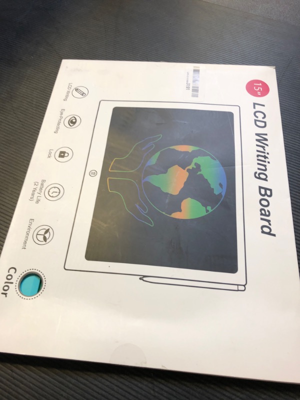 Photo 1 of LCD Writing Tablet for Kids, 15 Inch Colorful Electronic Doodle Board, Educational Learning Kids Drawing Tablet Toys, Christmas Birthday Gift for 3 4 5 6 7 8 9 Year Old Girls Boy