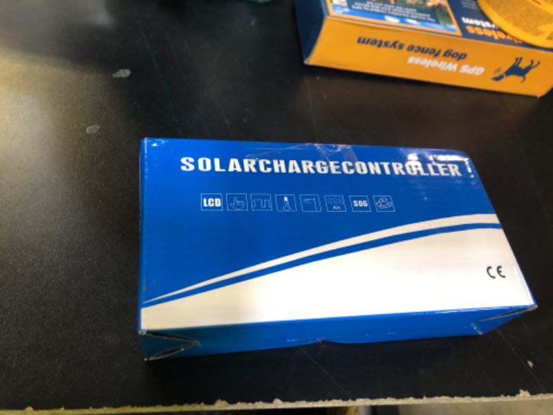 Photo 1 of PowMr 60a Charge Controller - Solar Panel Charge Controller 12V 24V, Max 48V 1560W Input Adjustable Parameter LCD Display Current / Capacity and Timer Setting ON/Off with 5V Dual USB