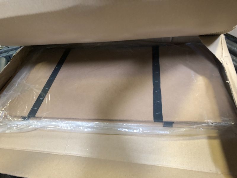 Photo 1 of Yarfyk Folding Box Spring, Bed Plate,Queen Bed Board Under Mattress Support,Bed Plate Support Plate, Bed Plate Under, Twin 60"x 30" ?
