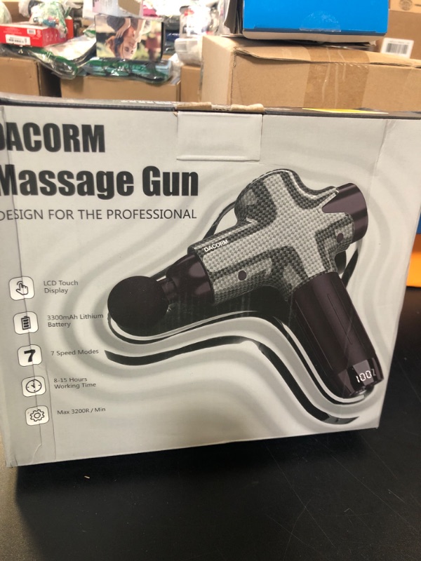 Photo 2 of DACORM Massage Gun, Deep Tissue Percussion Muscle Massage Gun for Athletes,P-3