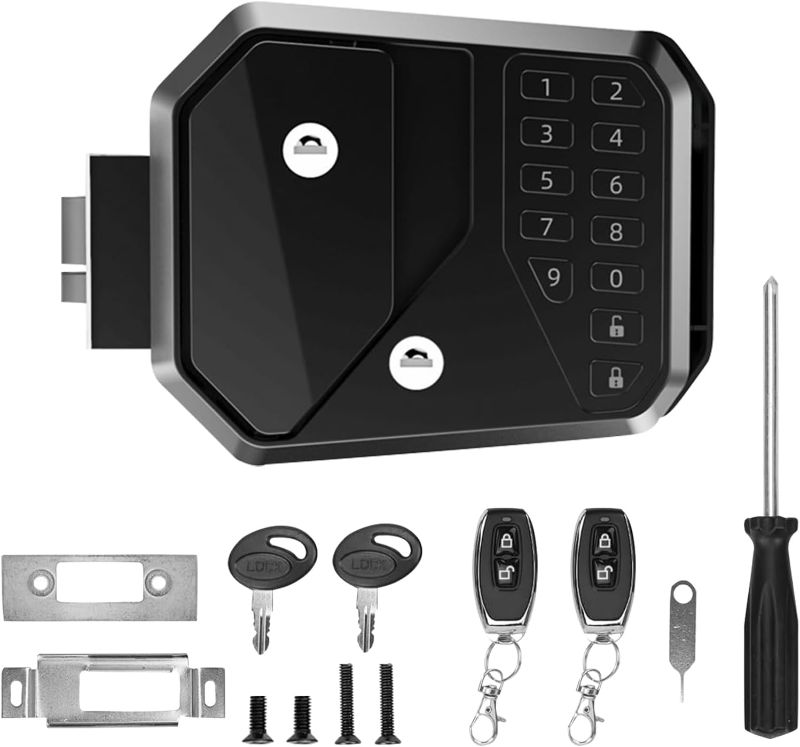 Photo 1 of RV Door Lock Keyless Entry Keypad ?RV Door Lock Replacement with Password and Remote Control .Fits Most RVs for Secure and Convenient Travel. Fits 2.75" x 3.75" Lock Hole.
