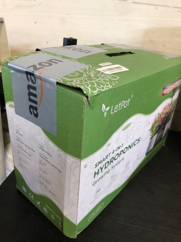 Photo 1 of LetPot LPH-Max Hydroponics Growing System Kit, 21 Pods APP & WiFi Automatic Controlled Smart Indoor Garden with 36W LED Grow Light, Auto Drip Irrigation Kits, Self-Managed Nurturing & Watering